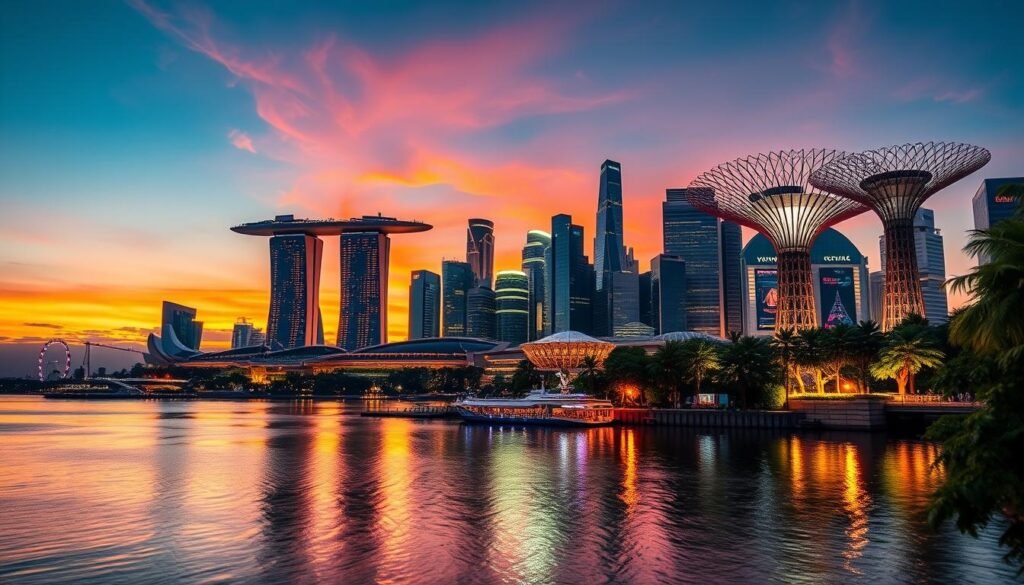 Singapore skyline