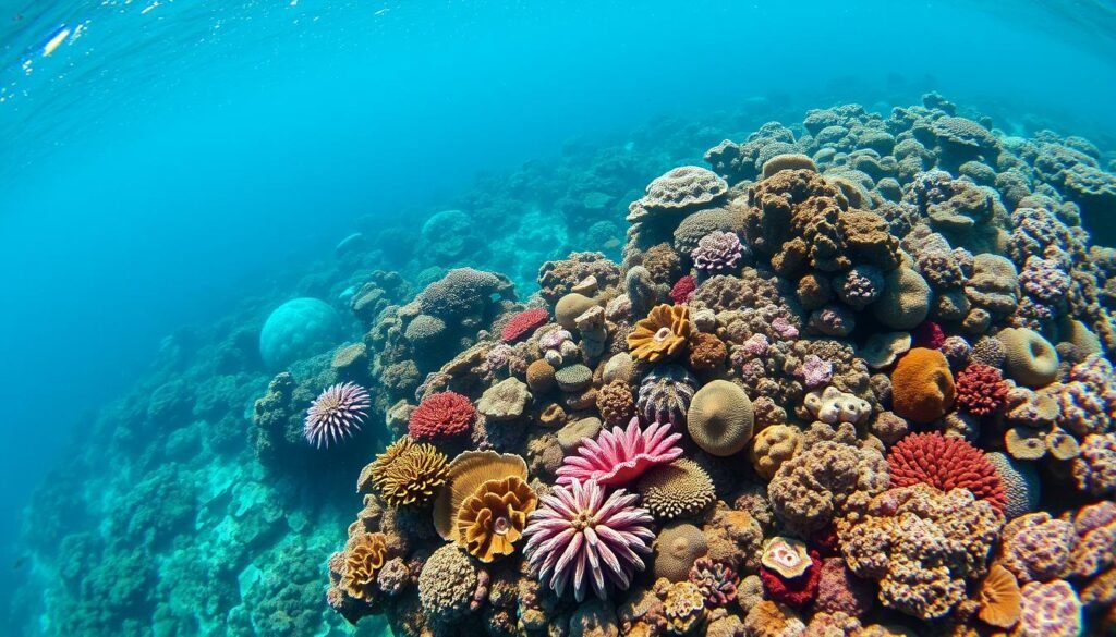 pristine coral reefs